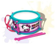 Tamburo Hello Kitty Azzurro Rosa 16 cm