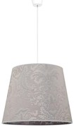 Duolla - Lampadario a sospensione con filo SOPRANO 1xE27/40W/230V diametro 38 cm argento