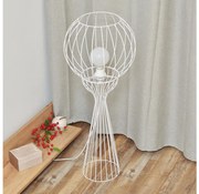 Lampada da terra MERCURE 1xE27/15W/230V bianca