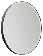 Specchio con illuminazione integrata bagno tondo Pixel L 90 x H 90 x P 5 cm nero