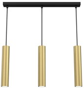 Lampadario a sospensione con filo RAITO 3xGU10/8W/230V ottone