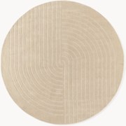 Tappeto rotondo in lana fatto a mano Mason