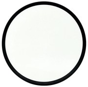 Plafoniera LED/32W/230V 3000/4000/6500K Ø 40 cm nera