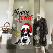 Cagnolino Merry Xmas | Vetrofania