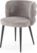 Sedia K575 in tessuto grigio chiaro – 62x64x79 cm