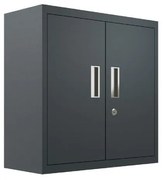 Armadio sospeso metallico AR SHELVING in acciaio, grigio antracite L 70 x H 40 x P 30 cm 2 ante, da interno