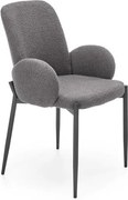 Sedia imbottita K477 Grigio