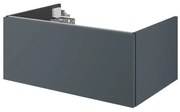 Mobile da bagno sotto lavabo Neo  laccato lucido L 75 x H 32 x P 48 cm 1 cassetto, lavabo non incluso