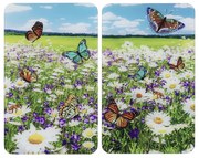 Coprifuoco in vetro temperato in set da 2 52x30 cm Summer Meadow - Maximex