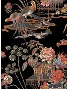 Coordonne Carta da parati Sacred Pheasants - Onyx