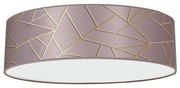 Plafoniera  ZIGGY 3xE27/60W/230V rosa/oro