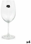 Set di Bicchieri Crystalex Lara Vino 450 ml Cristallo (6 Unità) (4 Unità)