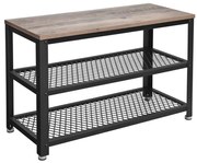 Scarpiera DAVOR marrone/nero