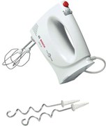 Bosch - CleverMixx MFQ3030 - Frullatore manuale, 4 lame, 350 w, 4 velocità, Colore Bianco