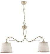 Jupiter 1352 - KM 2 E - Lampadario a sospensione con catena KAMELIA 2xE27/60W/230V