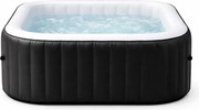 Vasca Idromassaggio Piscina Spa Gonfiabile Armonia 4 Adulti 682 L in PVC Grigio...
