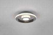 Ascari h2o plafoniera led 28w 3200lm, 3000k cromo con dimmerazione ...