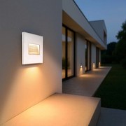 Segnapasso LED per scatola 503 3.5W IP65 Luce Asimmetrica Colore Bianco Naturale 4.200K