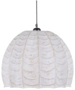 Lampadario 37,5 x 37,5 x 31 cm Metallo Bianco