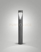 Teo paletto per esterno nero lucido altezza cm.80 a led 13w 3000k 1...