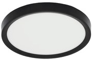 Fulgur 41811 - Plafoniera LED NOMY LED/18W/230V diametro 23 cm nero