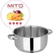 Casseruola 22 cm in acciaio inox Mito