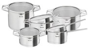 Set di 10 pentole in acciaio inox Nordica - Tefal