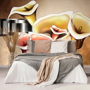 Carta da parati – Fiori eleganti di calla