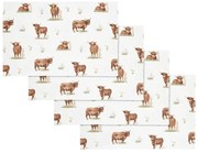 Tovagliette in set in cotone 4 pz 30x46 cm Angus Highland Cow – Catherine Lansfield