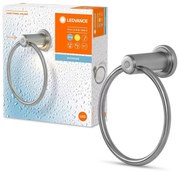 Ledvance - Porta asciugamani con LED retroilluminazione 3xAAA IP44