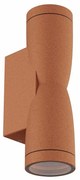 Applique Conica a Clessidra Bidirezionale, IP65 GU10 - Corten Colore del corpo Corten