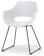 Set di 4 sedie ROCKY bianche