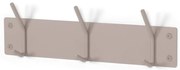 Attaccapanni da parete grigio tortora in metallo 40 cm Fusion – Spinder Design