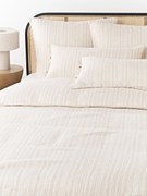 Copripiumino in lino lavato a righe Telma