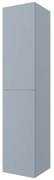 Colonna bagno sospesa 160 cm Melody azzurro polvere con ante reversibili