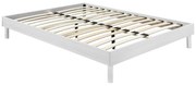 Rete a doghe 160 x 200 cm Bianco - MUCHIGAN di YSMÉE
