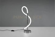 Lampada da tavolo argos led tubo metallo cromato r52361106