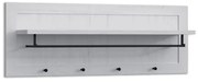 Appendiabiti a parete LEMAS 40x109 cm bianco