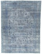 Mashad Tappeto persiano 280 x 370 Blu (Iran) Annodato A Mano
