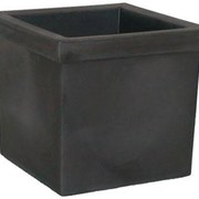 Fioriera SIEPI EURO3PLAST in polietilene nero H 41 cm L 47 x P 47 cm