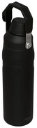 Bottiglia termica nera in acciaio inox 700 ml IceFlow™ Bottle Fast Flow Black – Stanley