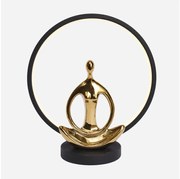 Zuma Line ED81F134U - Lampada da tavolo LED YOGA LED/4W/5V nero/oro