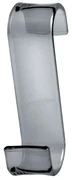 Appendino singolo per termoarredo antracite Gedy serie Merlino in resina