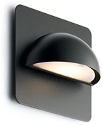 Light Point - Rørhat Applique da Esterno w/Backplate Nero LIGHT-POINT