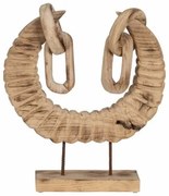 Statua Decorativa Naturale Corni 50 x 12 x 42 cm