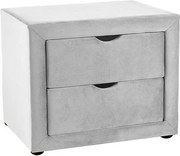 Comodino ET-002 Velvet – grigio chiaro Bluvel 03