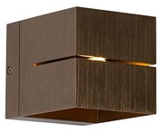 Applique da parete moderna bronzo scuro - Transfer Groove