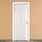 Porta battente Oxford Vetrata bianco L 60 x H 210 cm reversibile