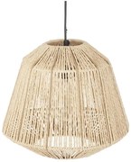 Atmosphera - Lampadario a sospensione con filo JILY 1xE27/40W/230V iuta beige