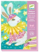 Gioco d'arte con brillantini - carnevale